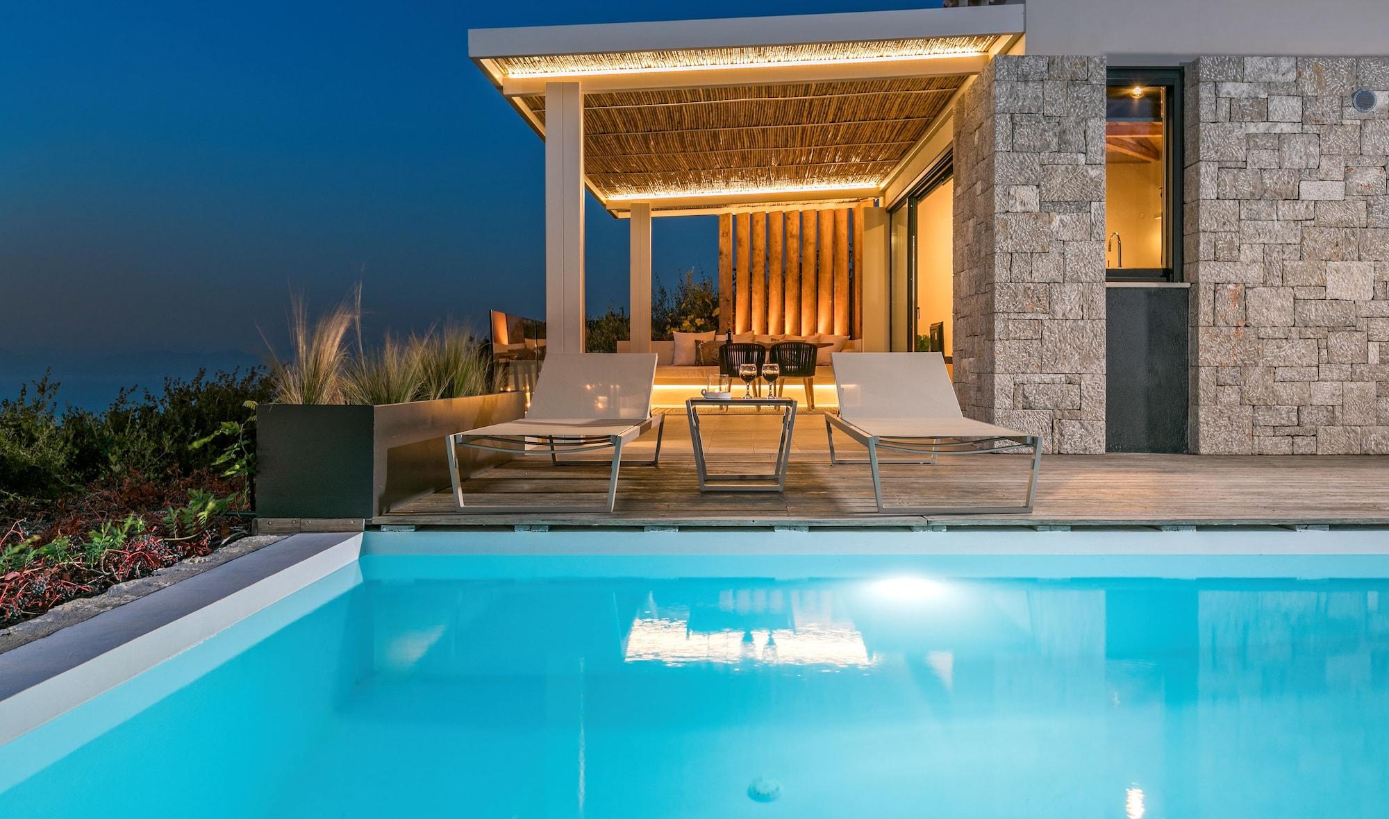 Art Blue Villas Tsoukaládhes Exterior foto